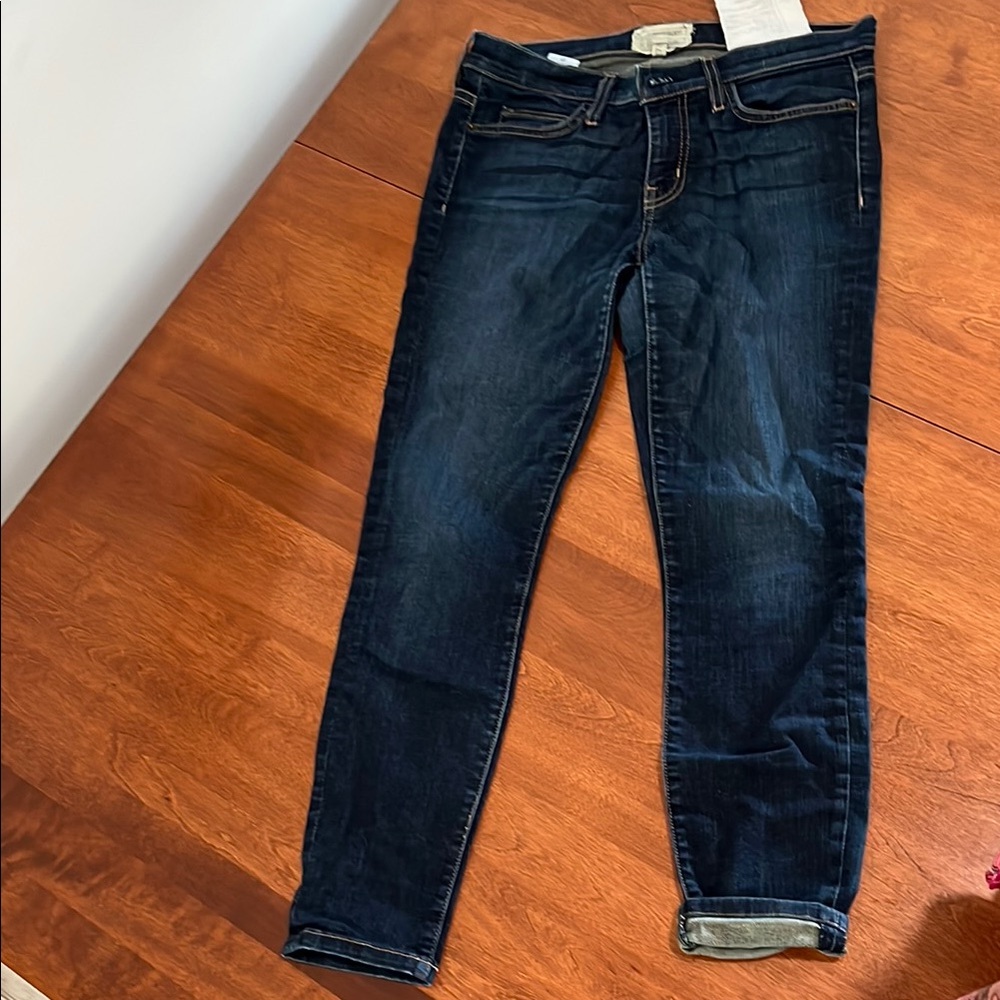 Current/Elliott Women's Deep Indigo Skinny Jeans